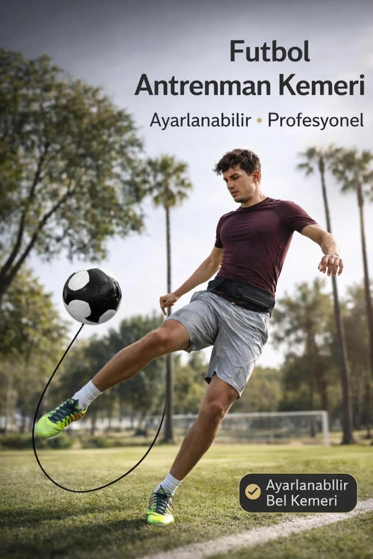SoloTrainer™ Top Kontrol Geliştiren Futbol Kemeri