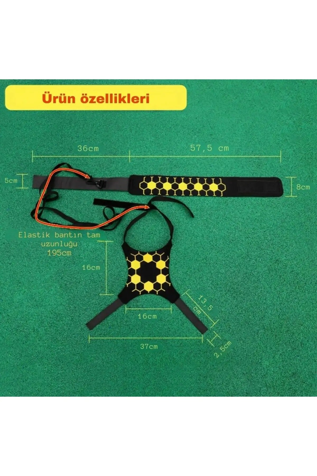 SoloTrainer™ Top Kontrol Geliştiren Futbol Kemeri